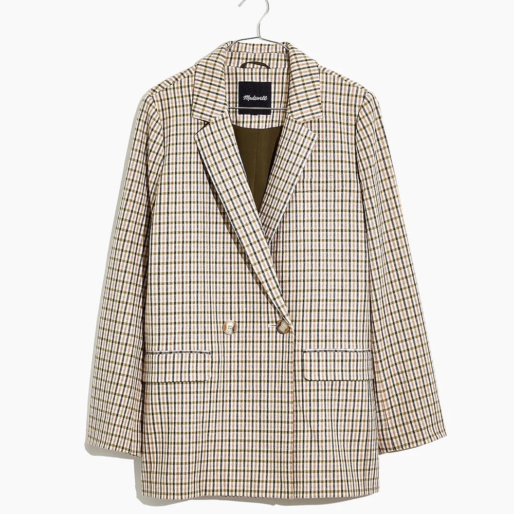 Madewell Dorset Blazer in Albermarle Plaid